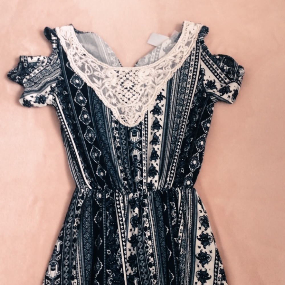 Heart and Arrow blue ROMPER